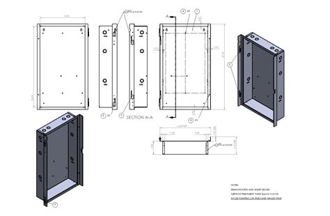 sheet metal assembly drawing|sheet metal drawing pdf download.